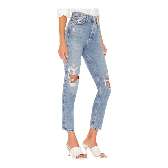 Nwt Agolde Fen Relaxed High Taper - Picture 5 of 6